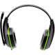 Наушники Gemix W-330 Gaming Black/Green, 2 x Mini jack (3.5 мм), накладные, регулятор громкости, каб